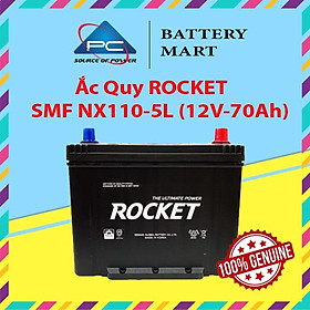 Bình Ắc Quy 12V-70Ah, Ắc Quy ROCKET SMF NX110-5/L