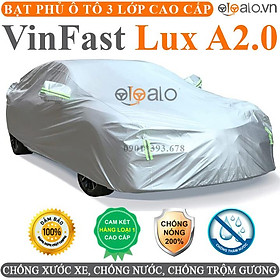 Bạt phủ xe ô tô VinFast Lux A2.0 vải dù 3 lớp CAO CẤP BPXOT