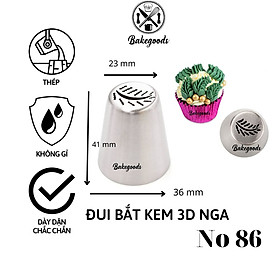 Mua Đui Bắt Kem 3D Nga Noel  đuôi bắt hoa 3D Nga hình giáng sinh dùng trang trí bánh sinh nhật  bánh quy  cupcake (No 86)