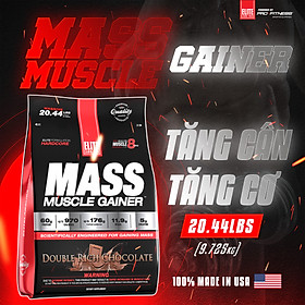 Sữa Uống Tăng Cơ Tăng Cân Vị Bánh Quy EL104 Elite Labs Mass Muscle Gainer Cookies EL104 (9kg)