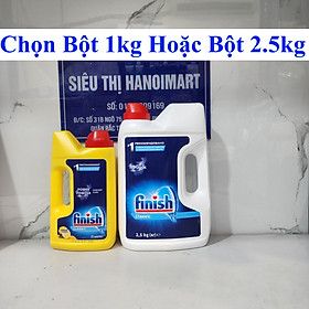 Bột rửa bát Finish 2.5kg + Muối Finish 1.2kg