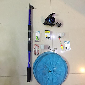 Bộ cần rút 2,7-3,6 m shimano máy 6000