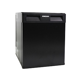 Tủ mát - Minibar thương hiệu Homesun, Model: BCH-36B, Thể tích 36L, Công suất 65W, Điện áp 220VAC, Cửa đen bóng mờ, Không tiếng ồn, Tiết kiệm điện năng, Màu đen sang trọng, Hàng chính hãng