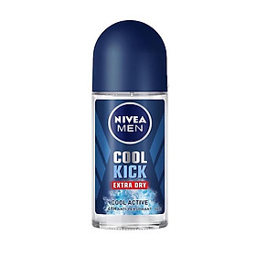 Lăn Ngăn Mùi NIVEA MEN Cool Kick Mát Lạnh (50ml) - 82886