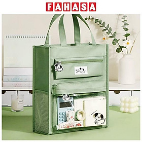 Túi Vải Học Thêm - 8008 - Gấu Xanh