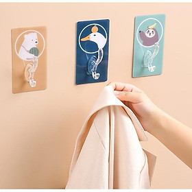 Mua Móc Nhựa Dán Tường Decor Nhiều Hình Treo Quần Áo Tiện Lợi