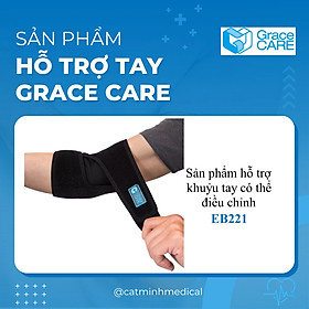 Đai Bảo Vệ Khuỷu Tay Grace Care EB221 – Hỗ Trợ Cố Định, Giảm Đau, Bảo Vệ Khớp, Thoải Mái Vận Động