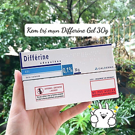 Kem hỗ trợ giảm mụn Differin Cream 0.1% Adapalene tuýp 30 gram(Hàng nội địa Pháp)