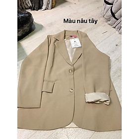 Áo blazer nữ đẹp 2 lớp dài tay thu đông phong cách Hàn Quốc Sollle