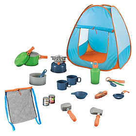 Foldable Play  Playhouse Outdoor Toy Camping Tool Kit 21pcs