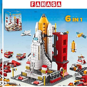 Đồ Chơi Lắp Ráp Tàu Con Thoi 6 Trong 1 - Space Shuttle - Toys&Joys 8832-1 (1000 Mảnh Ghép)