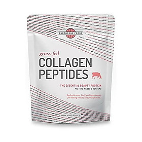 Earthtone Collagen Peptides Powder (16 oz) | Paleo-Friendly Hydrolyzed Grass-Fed Non-GMO Protein (Packaging May Vary)