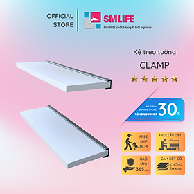Mua Bộ 2 Kệ Gỗ Treo Tường Thanh Ngang SMLIFE S60 - Kết Hợp Giữa Thép Và Gỗ Dễ Lắp Đặt Trang Trí Dành Cho Căn Hộ Nhỏ