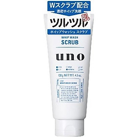 Shiseido Uno Whip Wash Scrub for Men Cleanser 130g Japen