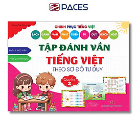 Sách - Tập Đánh Vần Tiếng Việt Theo Sơ Đồ Tư Duy Cho Bé Từ 4 Tới 7 Tuổi CUỐN 2 - SKIDS - Cuốn 2