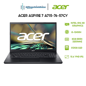 Mua Laptop Acer Aspire 7 A715-76-57CY (i5-12450H | 8GB | 512GB | 15.6  FHD) Hàng chính hãng