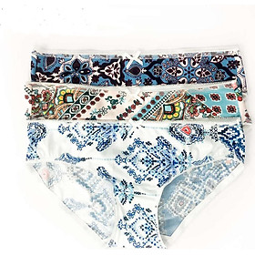 Set 3 quần lót nữ bikini thun lạnh iBasic PANW006 - Màu ngẫu nhiên