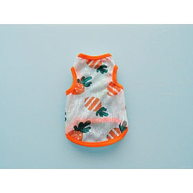 ÁO THUN BA LỖ HOẠ TIẾT TRÁI CÂY THÔNG HƠI SIÊU CUTE TỪ 1-7KG DÀNH CHO THÚ CƯNG CHÓ MÈO