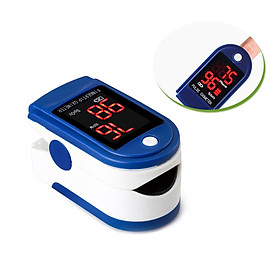 Fingertip Pulse Oximeter Blood Oxygen Saturation Monitor 2-way Rotating OLED Digital Display Auto Off Quick Measure