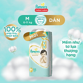 Tã Giấy Pampers Thượng Hạng Nội Địa Nhật Bản M52