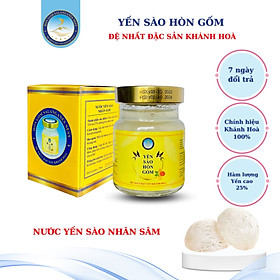 [HỘP 1 LỌ 70ML] Nước Yến Sào Nhân Sâm - Yến Sào Hòn Gốm Chính Hiệu Khánh Hoà - H G SALANGANES NEST