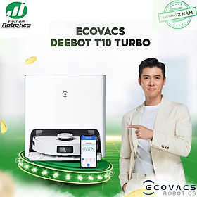 Robot hút bụi lau nhà Ecovacs Deebot T10 TURBO - Trắng Bản Quốc tế