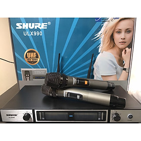 Mua Micro không dây Shure ULX990 - Mic karaoke gia đình  sân khấu - Độ nhạy cao  bắt sóng xa  chống hú rít - Thiết kế sang trọng  bắt mắt -  Dễ dàng phối ghép với các thiết bị âm thanh khác - Hàng nhập khẩu loại I