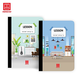 Sổ bìa bồi A4 400 Trang Hồng Hà Lesson - 4605