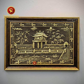 Mua Tranh Khuê Văn Các Bằng Đồng Khung Decor Làm Quà Biếu Tặng