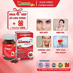 Viên uống Daisoga OMEGA bổ mắt, đẹp da, chống lão hóa, tốt cho tim mạch - Hộp 60 viên.