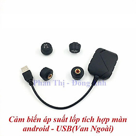 Cảm biến áp suất lốp xe ô tô VAN NGOÀI, TPMS, tích hợp màn android trên xe ô tô