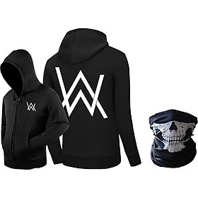 Combo Áo Khoác nỉ, Khăn Bịt Mặt Alan Walker