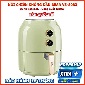 Mua Nồi chiên không dầu Bear 3.5L Công nghệ nhiệt đối Lưu 360 độ  nhựa cao cấp an toàn - Anh Lam Store - Hàng nhập khẩu