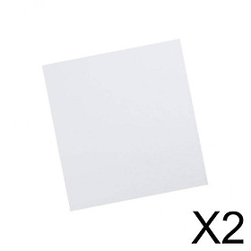 2x210x200x3mm Hotbed Thermal Heated Bed Insulation Cotton for 3D Printer White