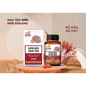 Viên DHA Tảo Biển Cho Bé Nutri Kids Smart DHA (30 Viên)