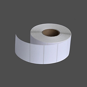 Mua Tem Decal nhiệt dán gỗ máy CNC in nhãn 60x40mm cuộn 30m (697 tem)