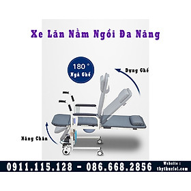 Mua Xe Lăn Ngả Nằm Đa Năng Đi Tắm Đi Vệ Sinh Nâng Hạ Bệnh Nhân