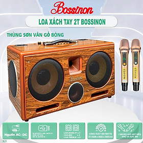 Loa karaoke xách tay Bossinon N2291K – Công suất 600W- 2 Bass 2 tấc - Hàng chính hãng
