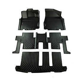 Thảm lót sàn xe ô tô Infiniti QX60 2014 - nay Nhãn hiệu Macsim chất liệu nhựa TPE cao cấp màu đen