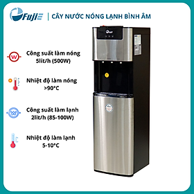 Mua Cây nước nóng lạnh bình âm cao cấp FujiE WD7500C  làm lạnh nhanh bằng Block - Hàng chính hãng