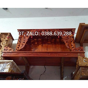 Mua Bàn Thờ Trang Nhà Treo Tường 107cm gỗ Xoan
