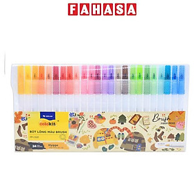 Vỉ 24 Bút Lông Màu Đầu Brush - Hygee - Colokit FP-C020