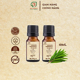 Combo 02 Tinh dầu tràm năm gân giữ ấm cho bé, kháng khuẩn, đuổi muỗi Bình Lam Natural 10ml