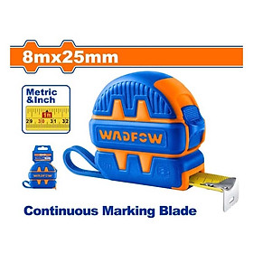 Mua  CHÍNH HÃNG  Thước kéo thép nền vàng 8mx25mm WADFOW WMT1240