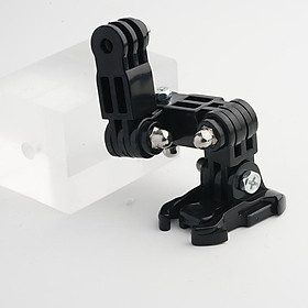 1PC Gắn Mũ Bảo Hiểm Xe Máy Cánh Keo Cong Cho Gopro Hero 8 7 6 5 4 3 SJCAM sj4000 Cho Phụ Kiện Camera Hành Động XiaoYi 4K