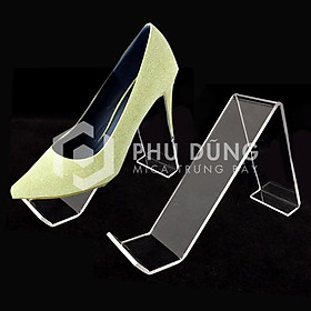 Mua Combo 10 Kệ Đế Mica TRONG SUỐT Trưng Bày Giày/Dép Kiểu Chữ V