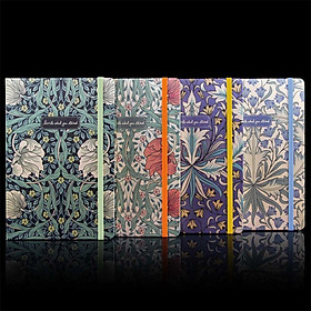 Wetlote Sổ Bìa Giấy Hoa A5 212tr - TRẮNG WGA5X721