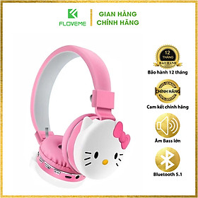 Mua Tai Nghe Không dây Floveme Hello Kitty AH806d  Tai Nghe Bluetooth Hoạt Hình Điện Thoại Di Động Máy Tính Âm Nhạc Stereo-Hàng chính hãng