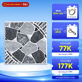 Mua Gạch sân vườn bán sứ LUSTILE VNRHY0500500004 bề mặt sugar  độ hút nước thấp  kích thước 500mmx500mm  thùng 6 viên - Hàng chính hãng