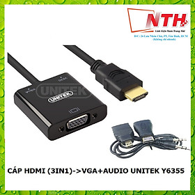 Mua Cáp HDMI K ra VGA + AUDIO UMITEK Y6355